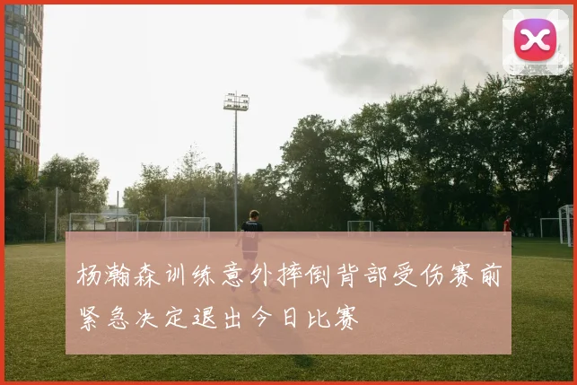 杨瀚森训练意外摔倒背部受伤赛前紧急决定退出今日比赛